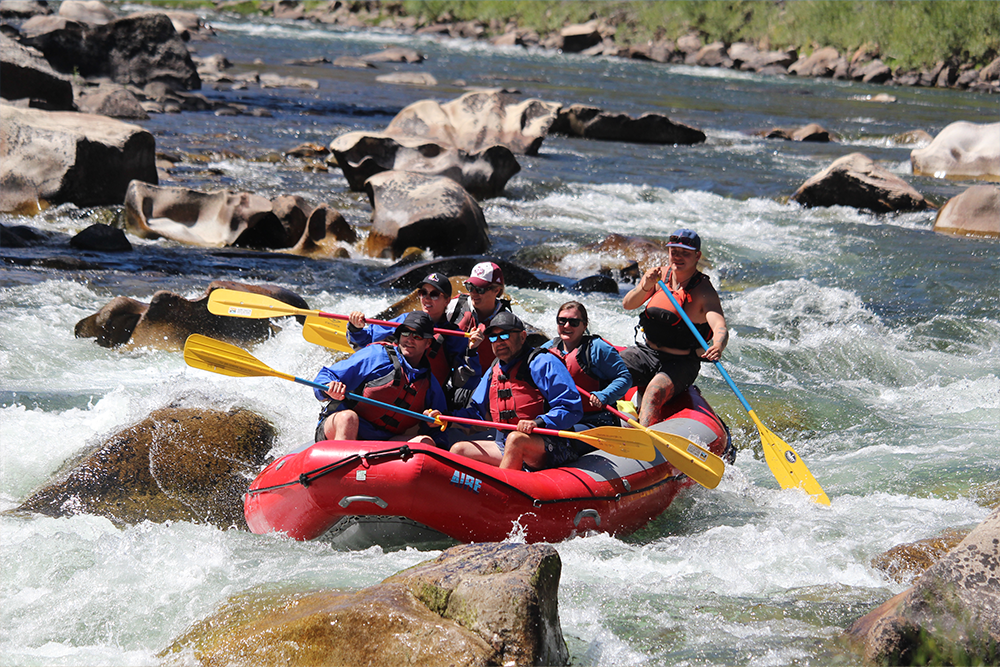 White Water Rafting on the Main Salmon in Stanley